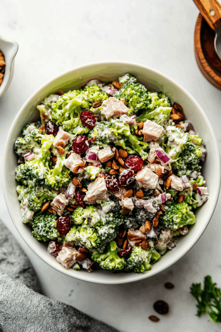 Protein-Packed Broccoli Salad
