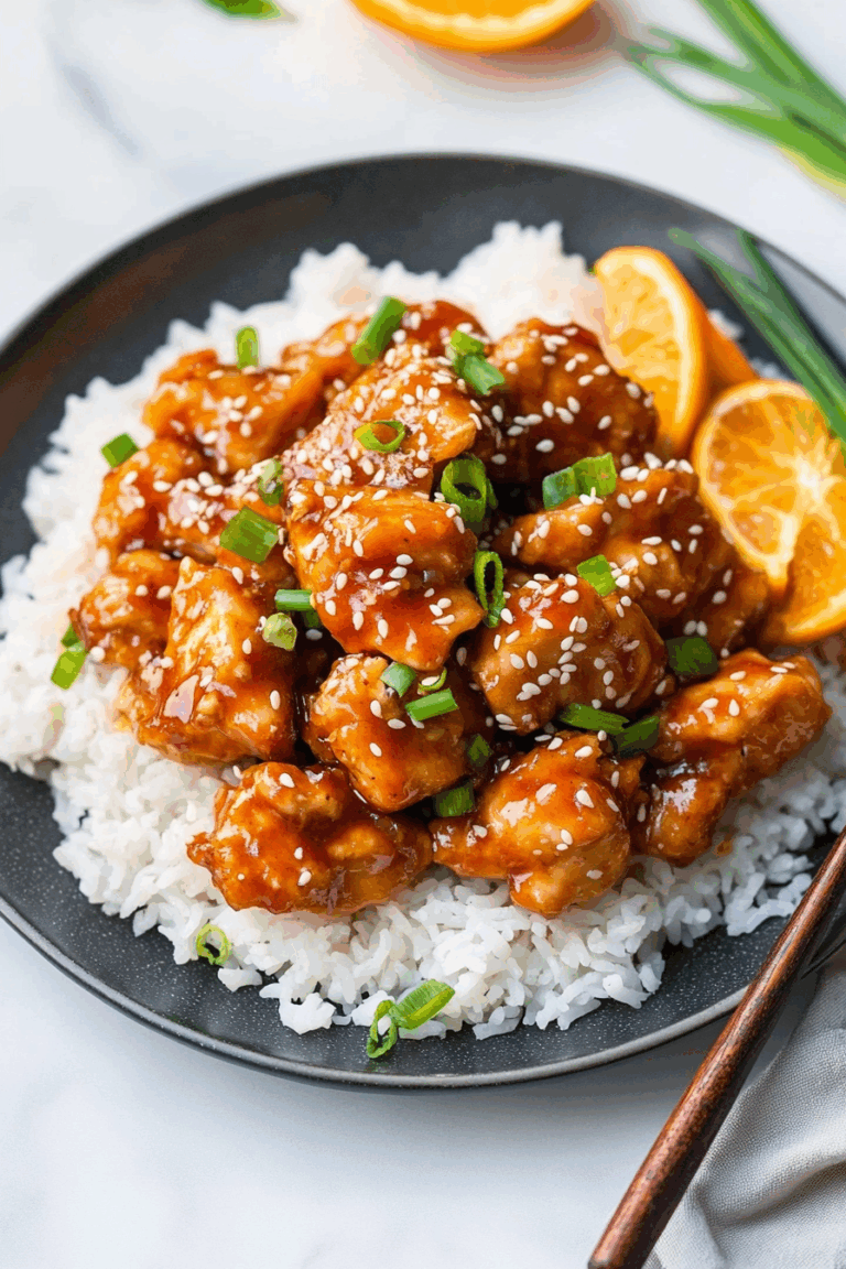 15 Minute Orange Chicken