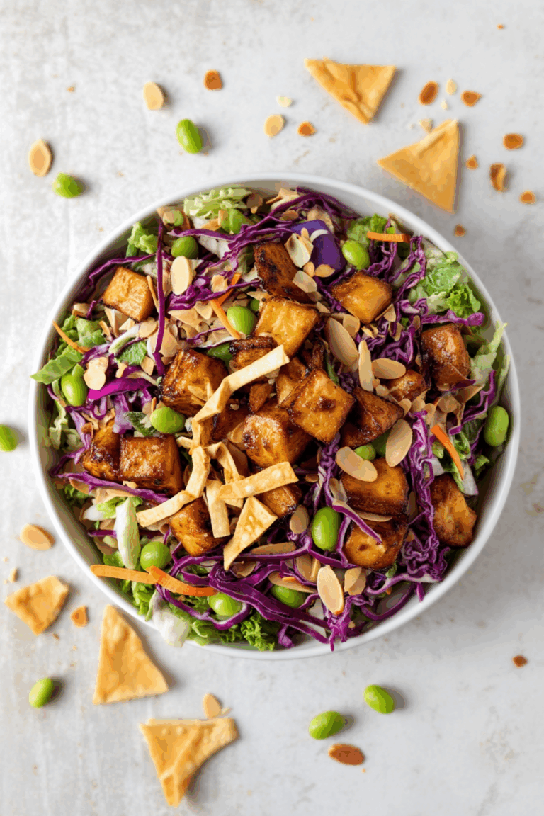 Tofu Asian Chopped Salad