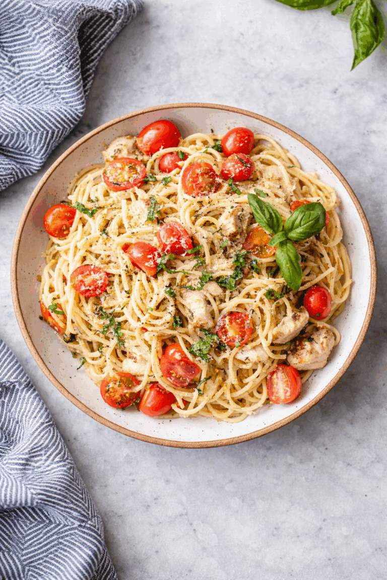 Fresh Cherry Tomato Spaghetti