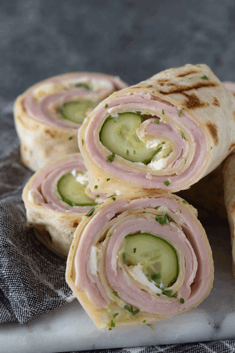 Ham & Pickle Roll Ups