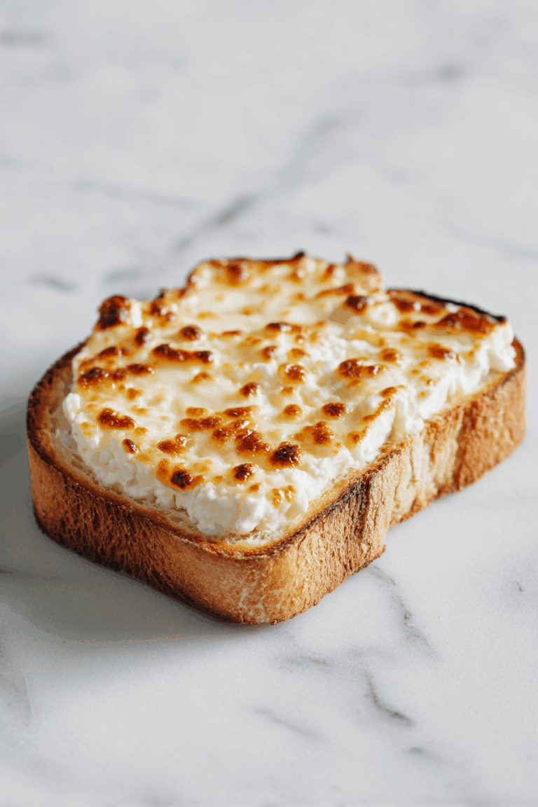 Vanilla Protein Cottage Cheesecake Toast