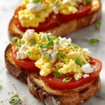 Cheesy Eggs On Toast