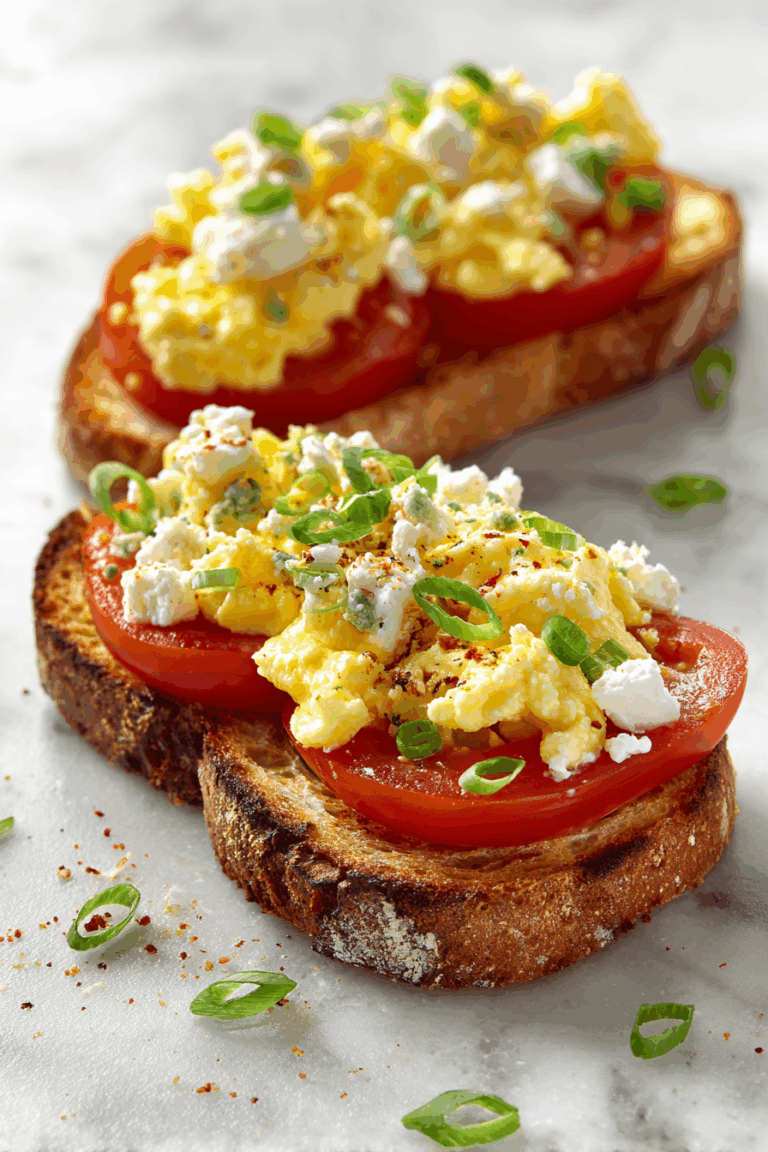 Cheesy Eggs On Toast