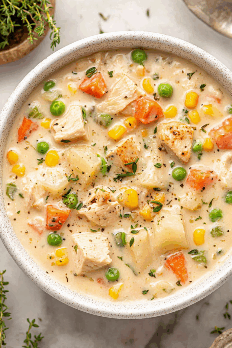 Chicken Pot Pie Soup