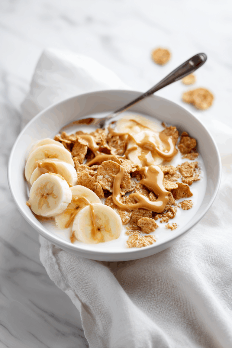 Peanut Butter Banana Protein Cereal