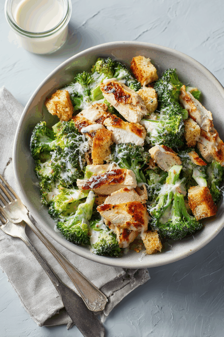 Broccoli Caesar Salad