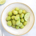 Frozen Sour Patch Grapes