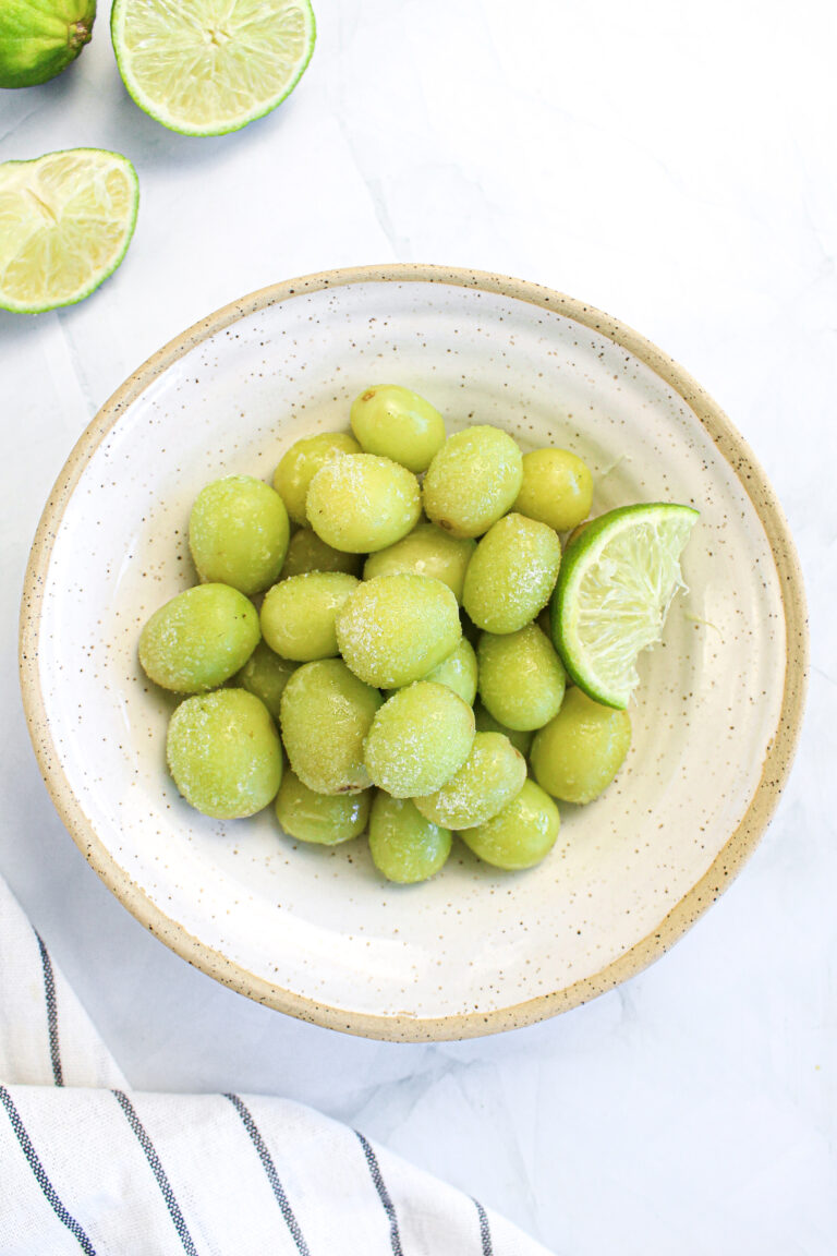 Frozen Sour Patch Grapes