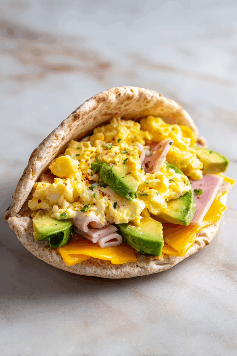 Ham + Cheese Breakfast Pocket