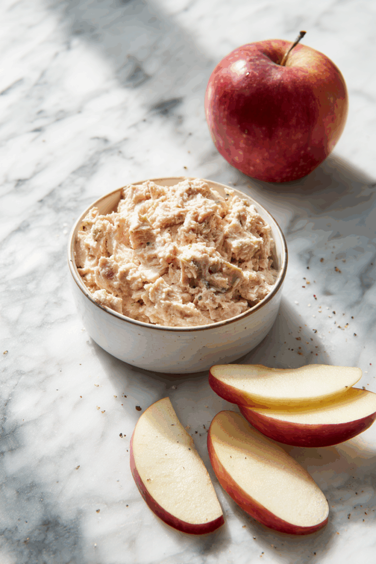 Creamy Tuna + Apple Slices