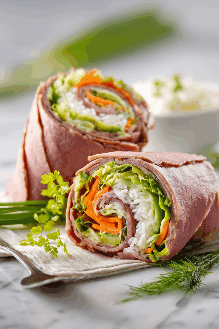 Roast Beef Spring Rolls