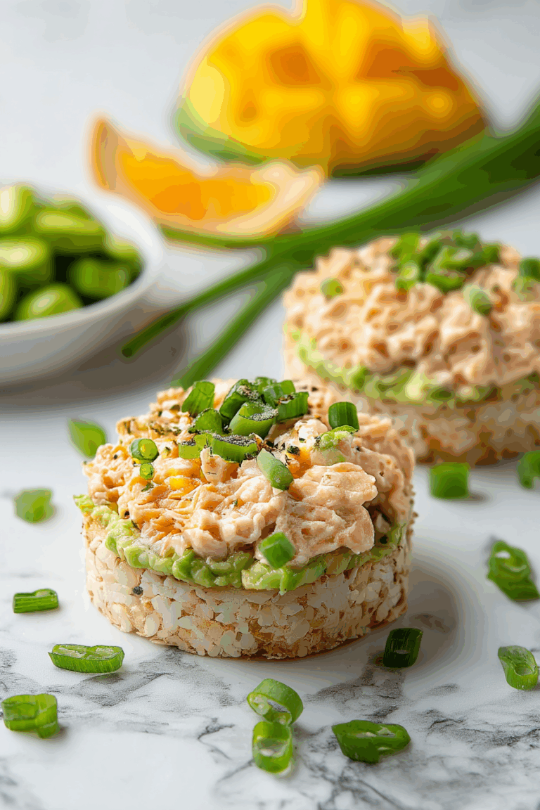 Salmon Sushi Rice Cakes