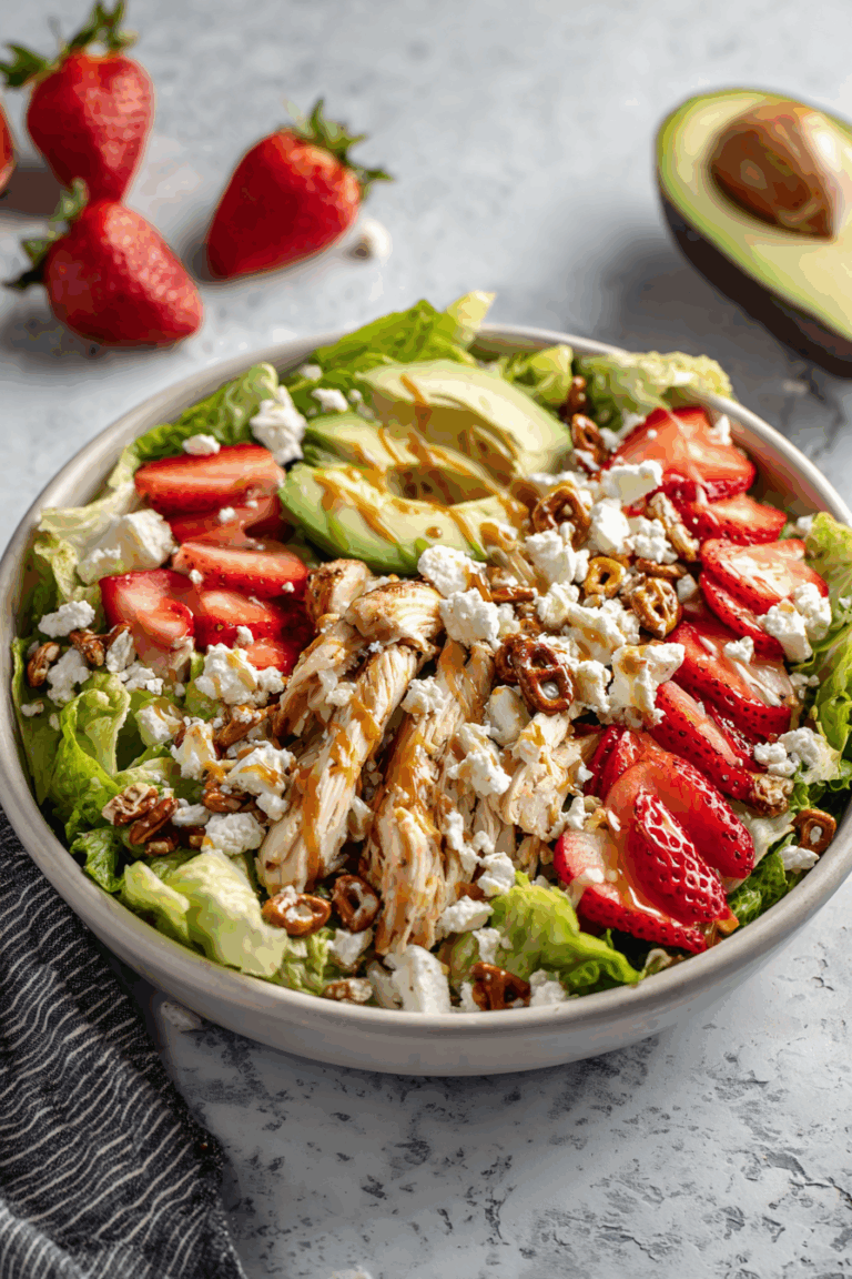 Strawberry Crunch Chopped Salad