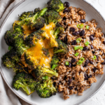 Cheesy Broccoli + Dirty Rice