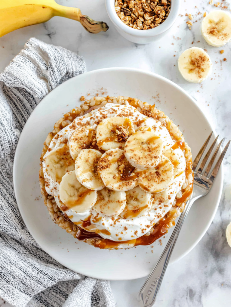 Bananas Foster Rice Cake
