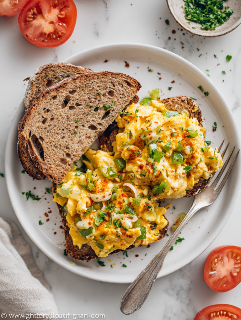 Philly Cheese Eggs