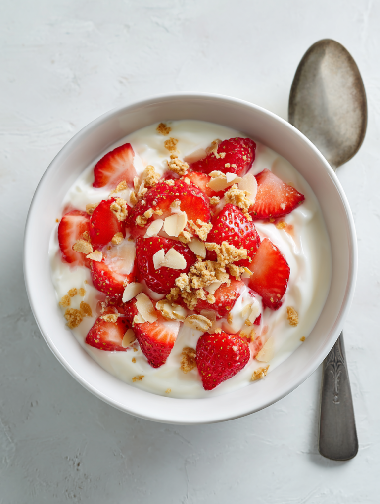 Strawberry Shortcake Yogurt Bowl