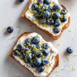 Blueberry Lemon “Icebox Toast”